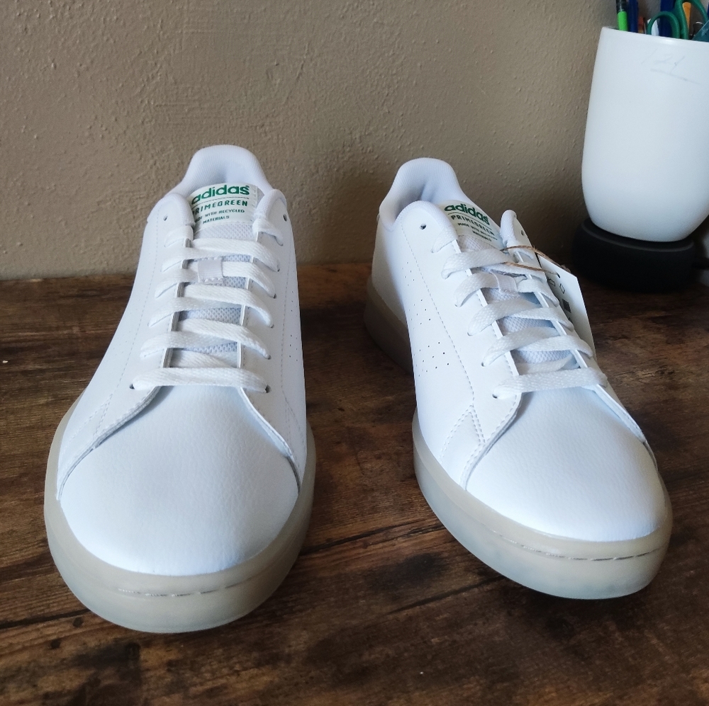 Adidas Stan Smith Advantage(Recycled Material sole) Green Size 10 - Picture 4 of 9